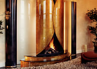 Modern Wall fireplace / cheminée mural moderne