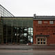 Entrance to the Sibelius Concert Hall in Lahti, Finland by Kimmo Lintula Architects completed in in 2000