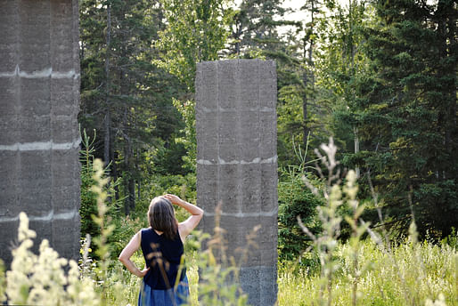 Le Jardin des quatre colonnes. Photo credit: Charlotte Garneau