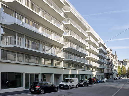 GOLD AWARD Renovation and Addition winner: Residential and commercial building Neustadtstrasse, Lucerne. Photo: Ariel Huber 