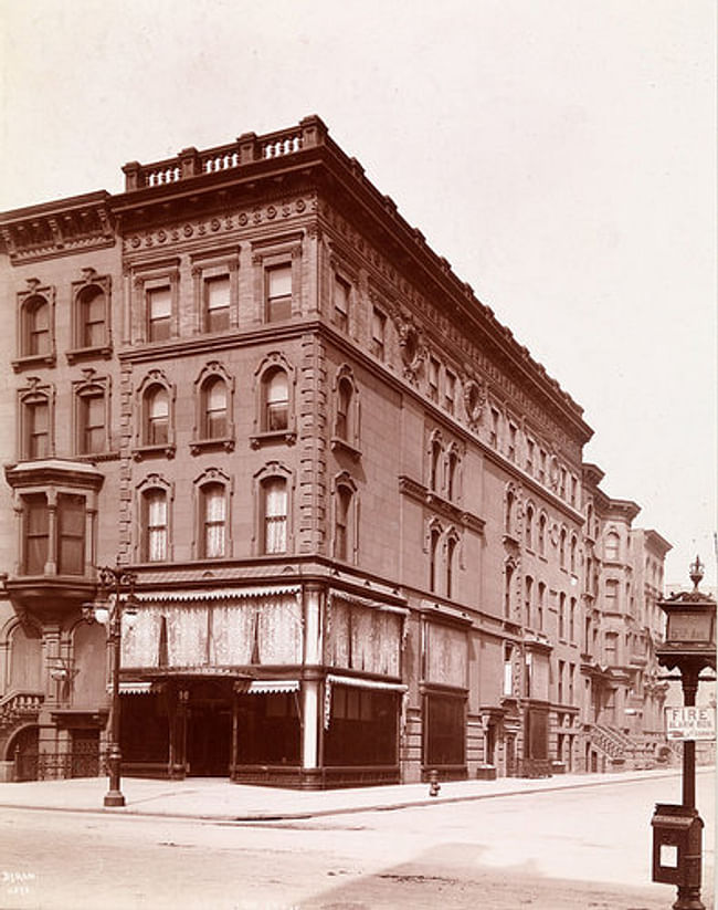 No. 718 Fifth Avenue, at 56th Street, has had quite a few selves. An 1898 photo shows the original town house of 1872, altered for a store. 