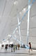 'Jumping Girl' The Crystal by Daniel Libeskind at Royal Ontario Museum (ROM), interior, Toronto, ON © Sam Javanrouh