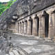The common vihara colonnade 