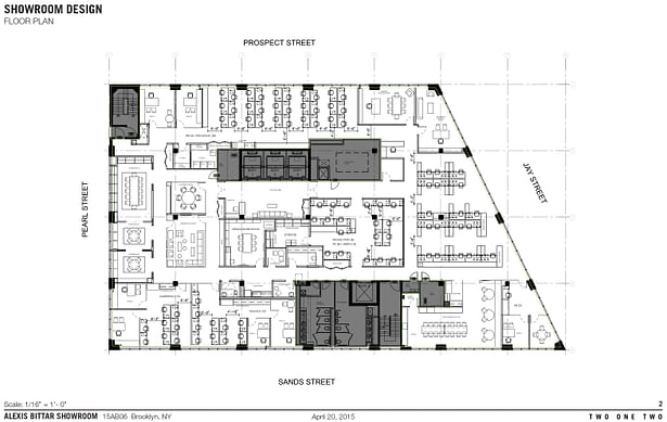 Showroom and Office Conceptual Plan