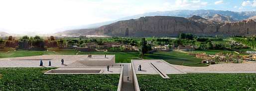 Bamiyan Cultural Centre winning proposal: "Descriptive Memory: The Eternal Presence of Absence" by Carlos Nahuel Recabarren, Manuel Alberto Martinez Catalan, and Franco Morero from Argentina. Image courtesy of UNESCO Afghanistan.