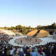 Scenography at the ancient Greek Theatre in Syracuse, Sicily by OMA (Photo: Alberto Moncada)