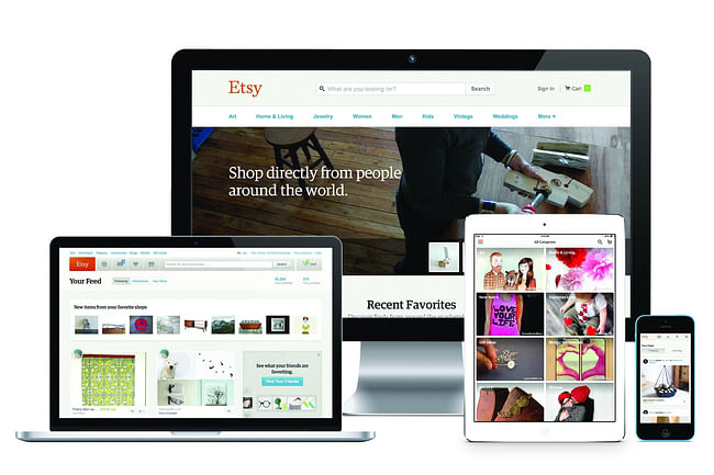 Corporate & Institutional Achievement: Etsy - Etsy Product Design: Building the marketplace, global, ongoing. Photo: Etsy