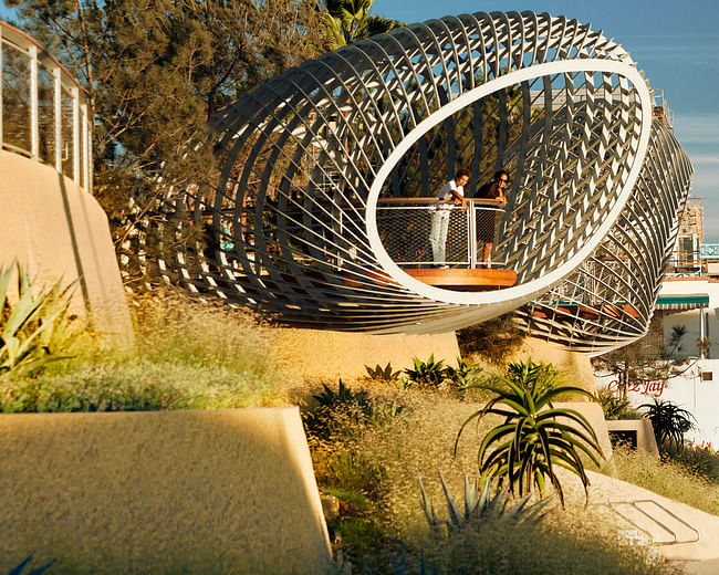 MERIT: Tongva Park + Ken Gensler Square by Miriam Mulder, AIA - City of Santa Monica, James Corner Field Operations, and Frederick Fisher & Partners in Santa Monica, CA MERIT: Buzz Court by Heyday in Los Angeles, CA. Photo courtesy of AIA|LA Design Awards 2014.