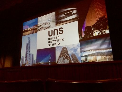 Caroline Bos of UNStudio lectures at LACMA. Photo: Justine Testado.