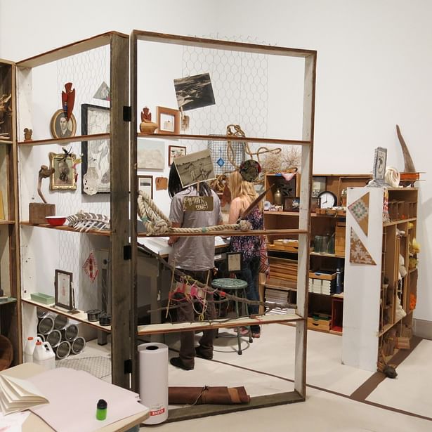 St. Jerome in his study - recreation at the Dallas Museum of Art