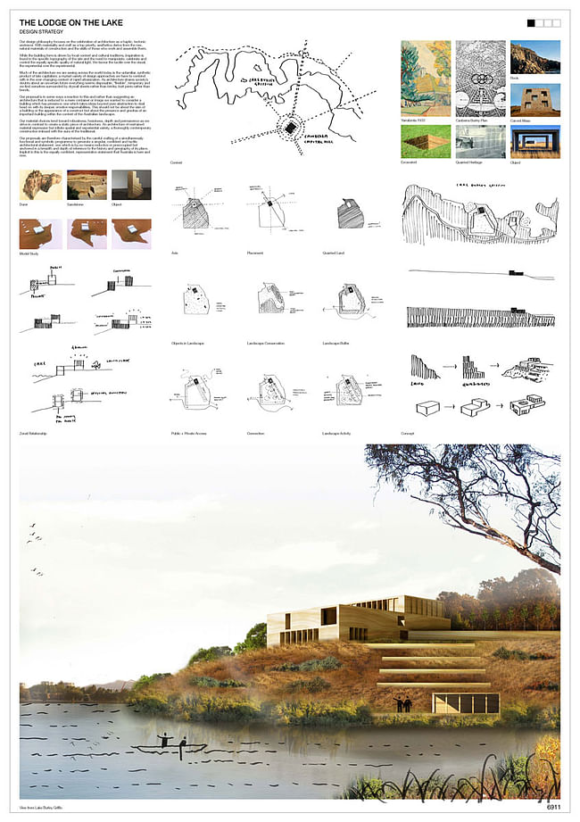 Second Prize: Professor Alan Pert and team members from Nord architecture/landscape firm (Brian McGinlay, Helen-Anne Love, Mark Bell and Rod Kemsley) and Atelier 10 environmental /structures firm