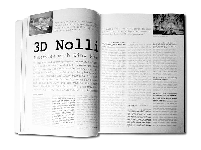 '3D Nolli - Interview with Winy Maas' by Beatriz Ramo and Bernd Upmeyer, photo by Claudia Mainardi 