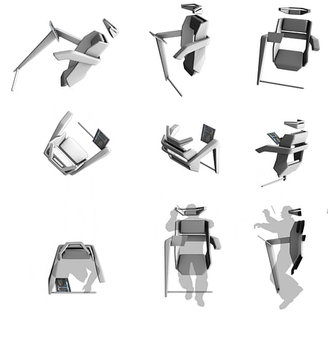 RAF-Alpha: Zero G 'wearable' chair concept