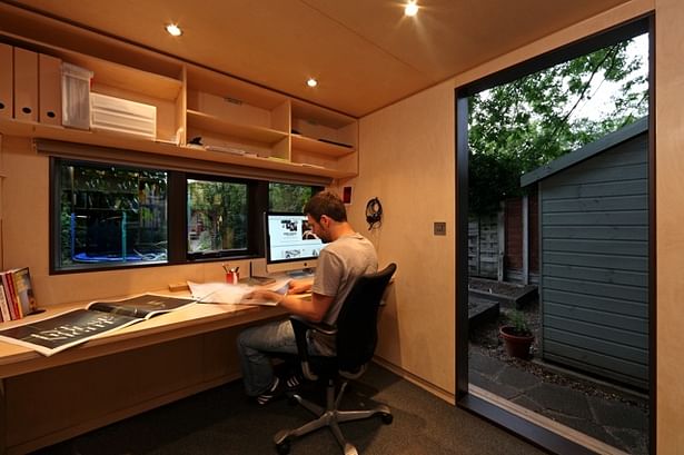 Small and compact, this garden office is perfect for any London home. www.initstudios.co.uk