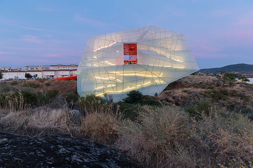 Finalist: Plasencia Auditorium and Congress Center in Plasencia, Spain, designed by SelgasCano. Photo by Iwan Baan.