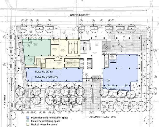 Overall Site and Ground Level Floor Plan