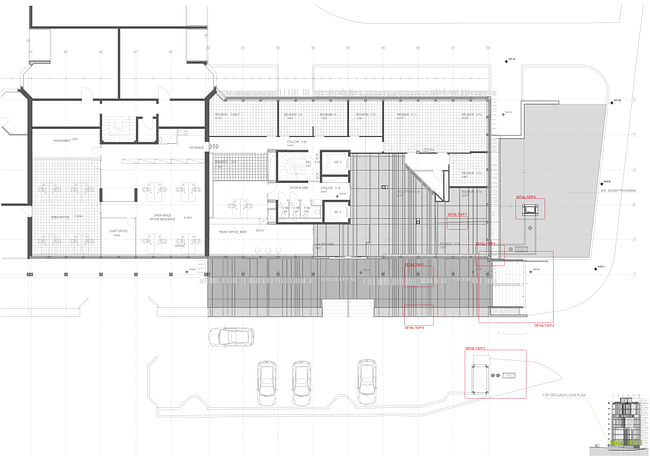 Ground Floor Plan. Image: Giovanni Vaccarini Architetti