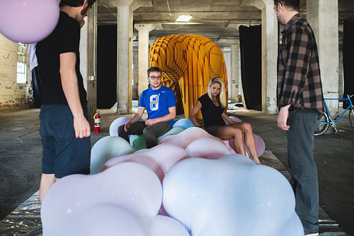 The Bubble Lounge Installation. Photo: GLINTstudios