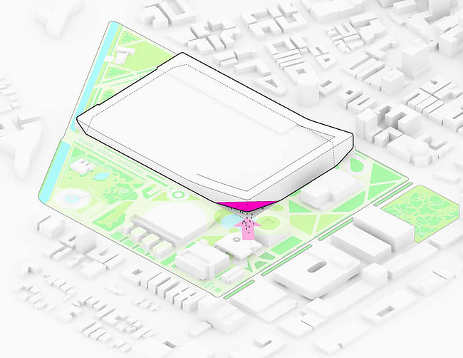 Miami Beach Square, diagram (Image courtesy of BIG)