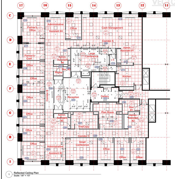 Reflected Ceiling Plan