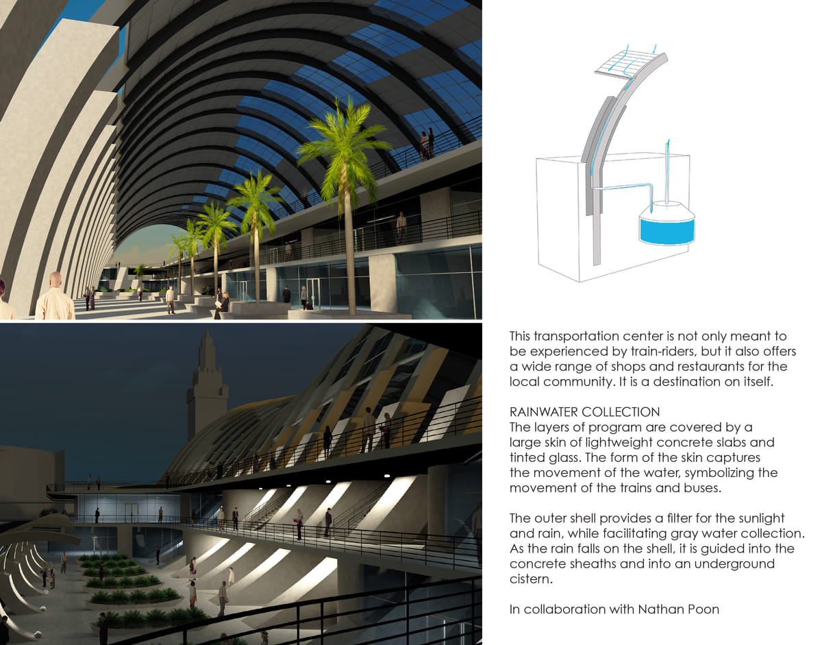 Picture of Transit Hub - Sustainable Revitalization | Daniela Gomez | Archinect