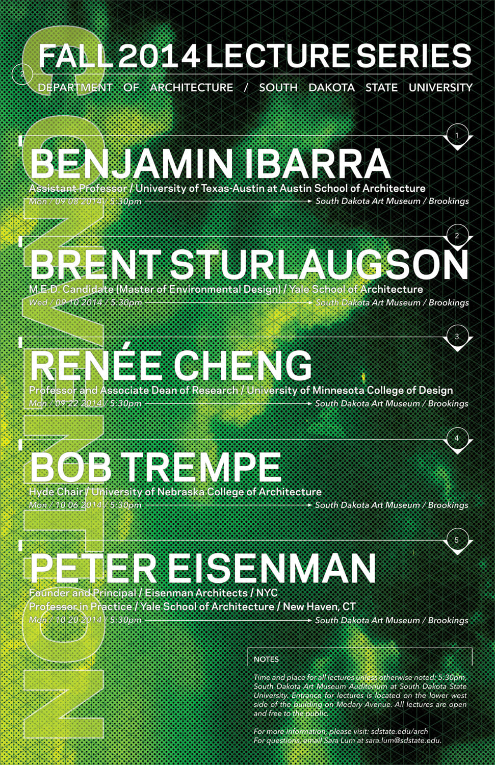 Get Lectured South Dakota State University, Fall '14 News Archinect