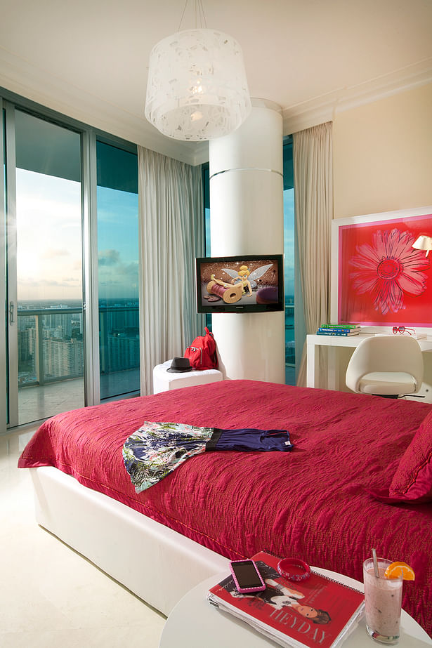 Girls Bedroom - Residential Interior Design Project in Sunny Isles, Florida by DKOR Interiors