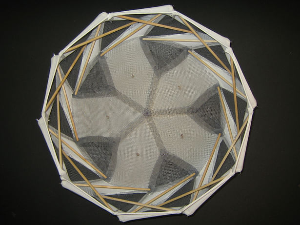 Tensegrity dome - prototype - Diana Peña-Tees