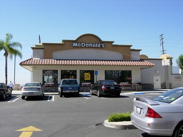 Irwindale McDonald's New 2010 - Updated to Mission Style Architecture to comply with city