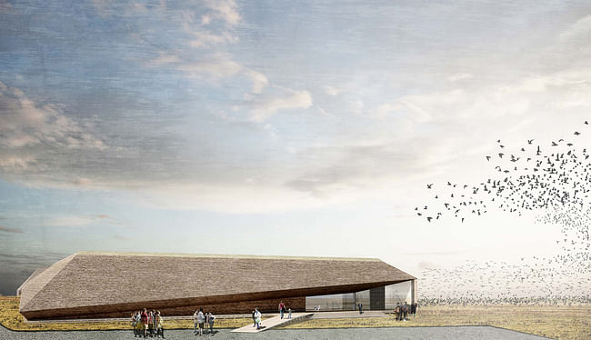 2014 rendering of the Wadden Sea Centre. Image courtesy of Dorte Mandrup Arkitekter.