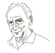 caricature of Paolo Soleri, founder and architect of Arcosanti - uploaded by Simtropolitan via Wikipedia