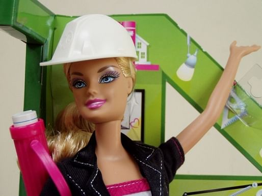 At a senior level, Architect Barbie makes approximately £19,500 less of a premium than Architect Ken. Image via sanfrancisco.urbdezine.com.