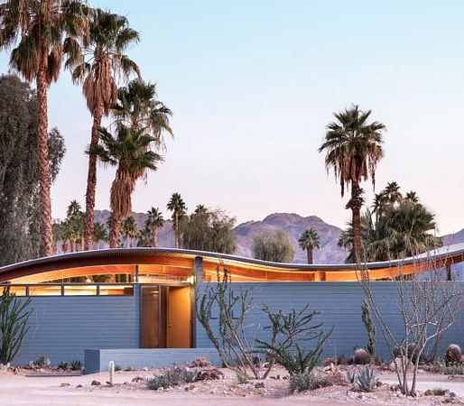 Desert Modernism: The Miles C Bates ‘Wave’ House, Palm Springs: talk and live video house tour