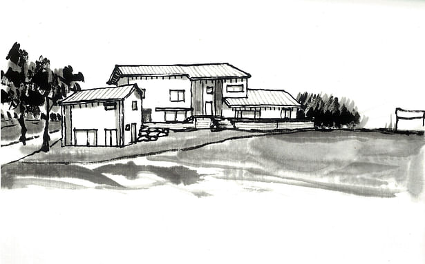 Sketch 3 - south elevation 2