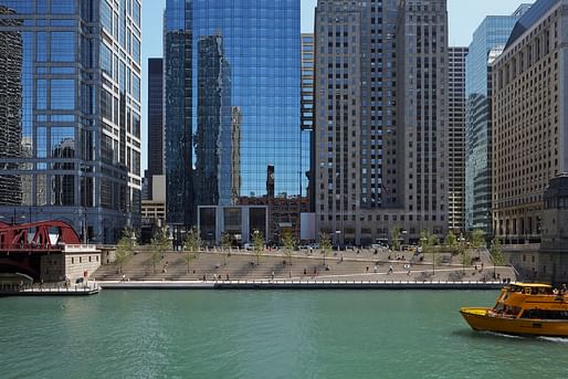 Chicago Riverwalk by Ross Barney Architects. Image credit: Kate Joyce Studios