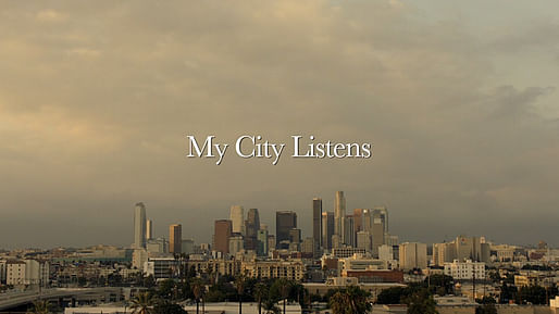 GRAND PRIZE WINNER: "My City Listens" by Andrew Jeric and Soha Momeni.