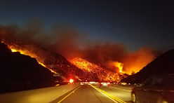 Massive wildfire erupts near the Getty Center in Los Angeles