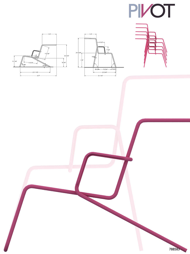Pivot Chair­ by Independent Design Group: Simon Kristak & Aidan Jamison (Brooklyn, USA)
