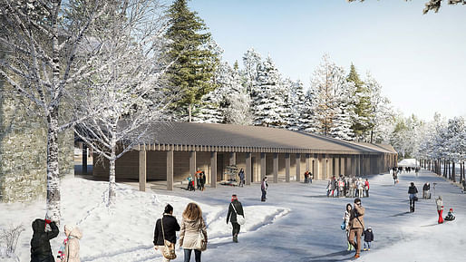 Winning 'New Central Part of Borovets' competition entry by William Matthews Associates Ltd (United Kingdom). Image: Samokov Municipality. 