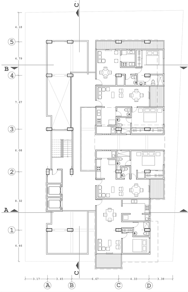 Floor Plan 2 (Inpair levels)