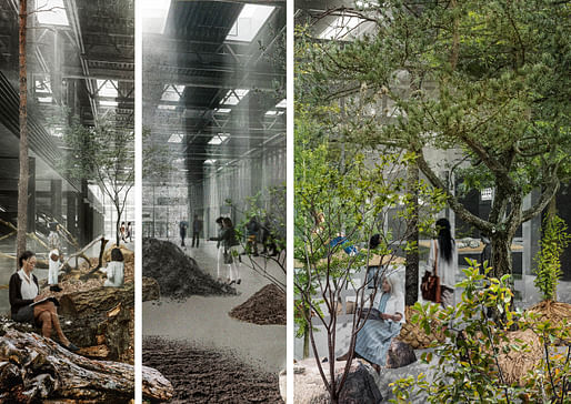 The Include Nature installation inside the Bella Center by SLA. Photo: SLA