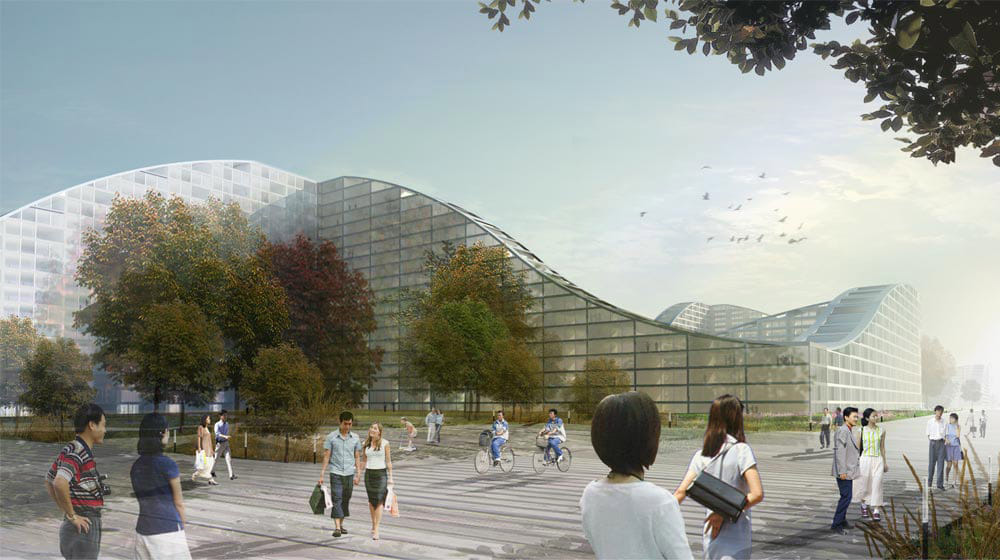 Dongjiang Harbor Master Plan Entry by HAO and Archiland Beijing