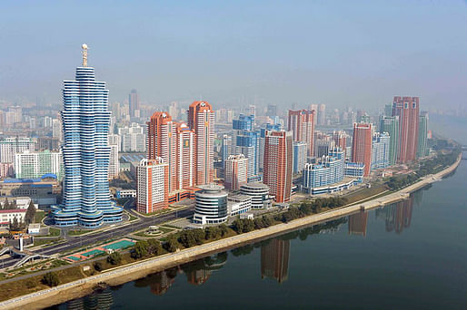 Move over, Dubai: the candy-colored Mirae (“Future”) Scientists Street in the heart of Pyongyang is nearing completion after being introduced as a concept only last year. North Korea insiders suspect an increase of foreign investment and the rise of private real estate business under the guise of state agencies.