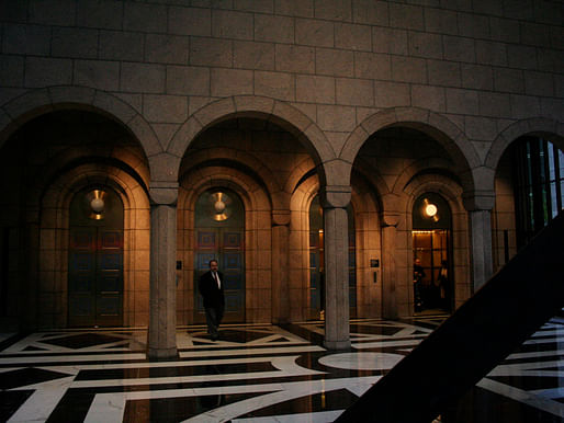 Interior lobby. Image via Flickr.