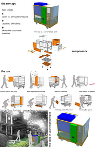 Urban Chicken Coop AIA Detroit Competition - Honorable Mention Award