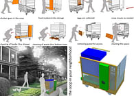 Urban Chicken Coop AIA Detroit Competition - Honorable Mention Award