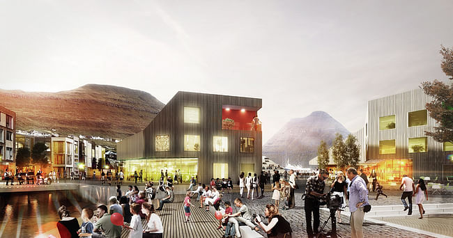 Klaksvík City Center, Plaza (Image: Henning Larsen Architects)