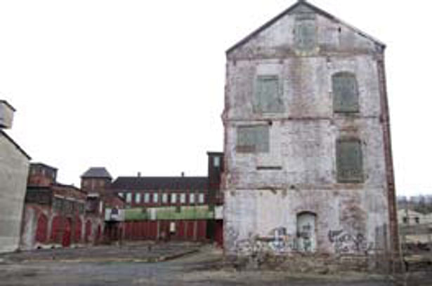 Silk Mill, view of the courtyard