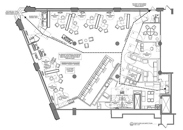 Plan of TD Bank Inline Conversion at 57th and Broadway, New York, NY