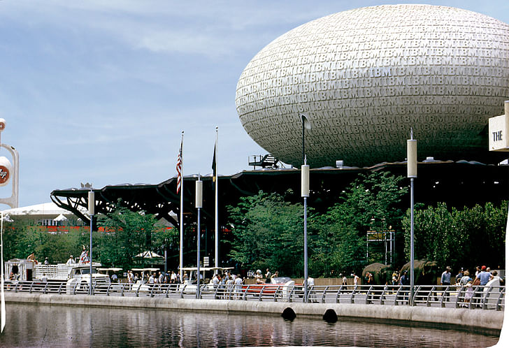 IBM Pavilion for the 1964 World's Fair. Courtesy of Kevin Roche John Dinkeloo and Associates LLC